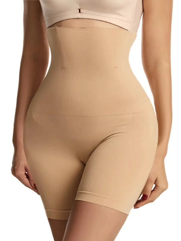 Women'S Underwear High Waist Shaping Boyshort Panties Tummy Control Butt Lifting Slimming Shorts Shapewear Seamless Shaper