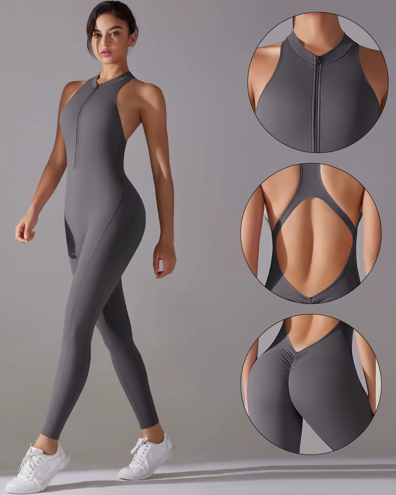 Women Bodysuits Tummy Control Butt Lifting Sports Shapewea Fitness Sports Bodysuit Yoga Suit Women'S Gym Pushup Workout Clothes