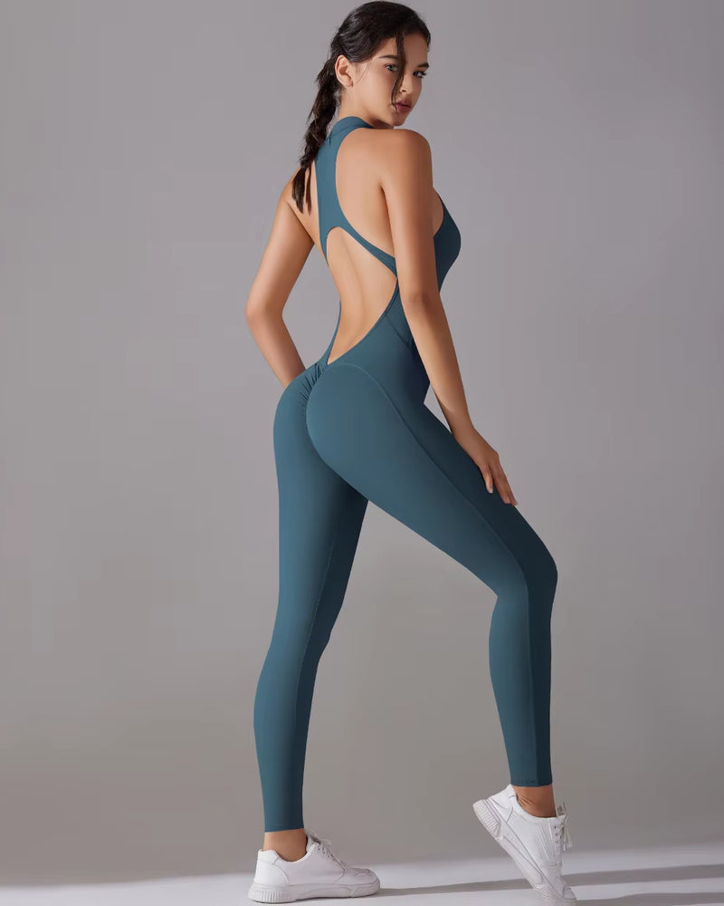 Women Bodysuits Tummy Control Butt Lifting Sports Shapewea Fitness Sports Bodysuit Yoga Suit Women'S Gym Pushup Workout Clothes
