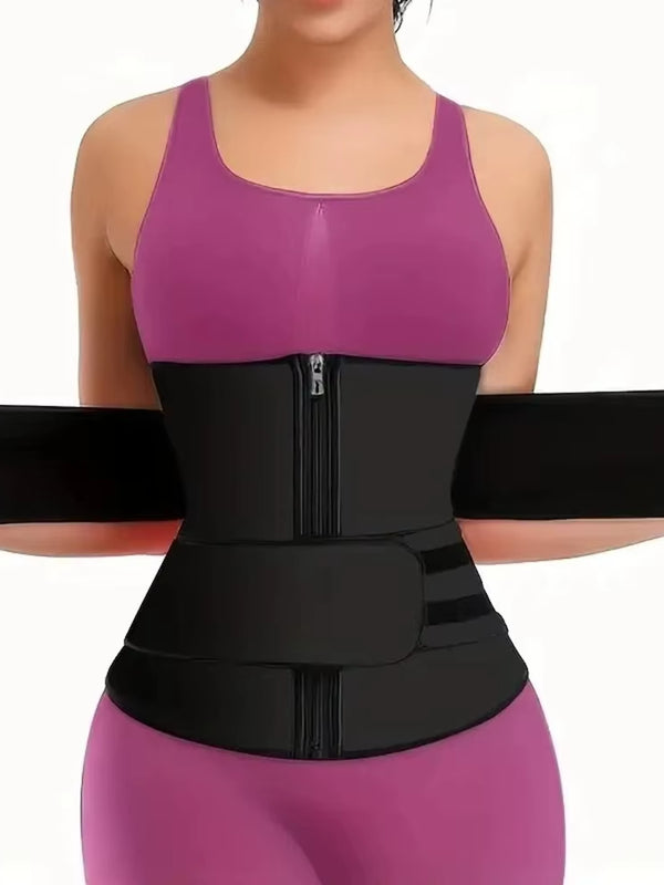 1Pc Waist Trainer Slimming Body Shaper Fitness Belt Weight Loss Fat Burning Sport Girdle Sweat Trimmer Workout Cincher Shapewear