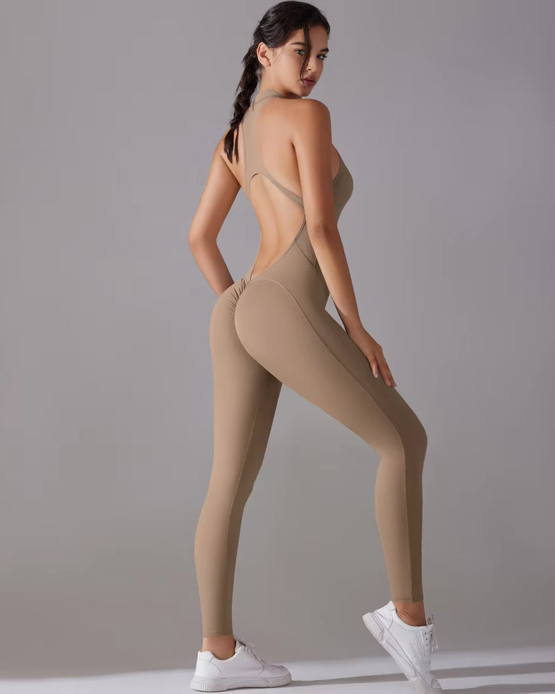 Women Bodysuits Tummy Control Butt Lifting Sports Shapewea Fitness Sports Bodysuit Yoga Suit Women'S Gym Pushup Workout Clothes
