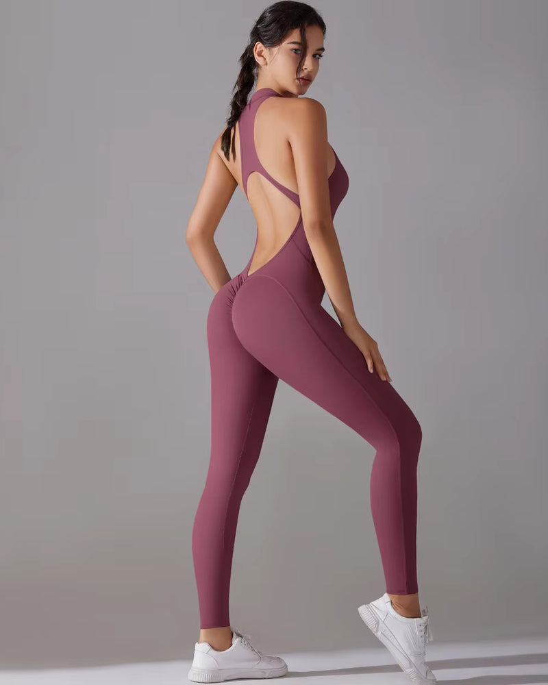 Women Bodysuits Tummy Control Butt Lifting Sports Shapewea Fitness Sports Bodysuit Yoga Suit Women'S Gym Pushup Workout Clothes