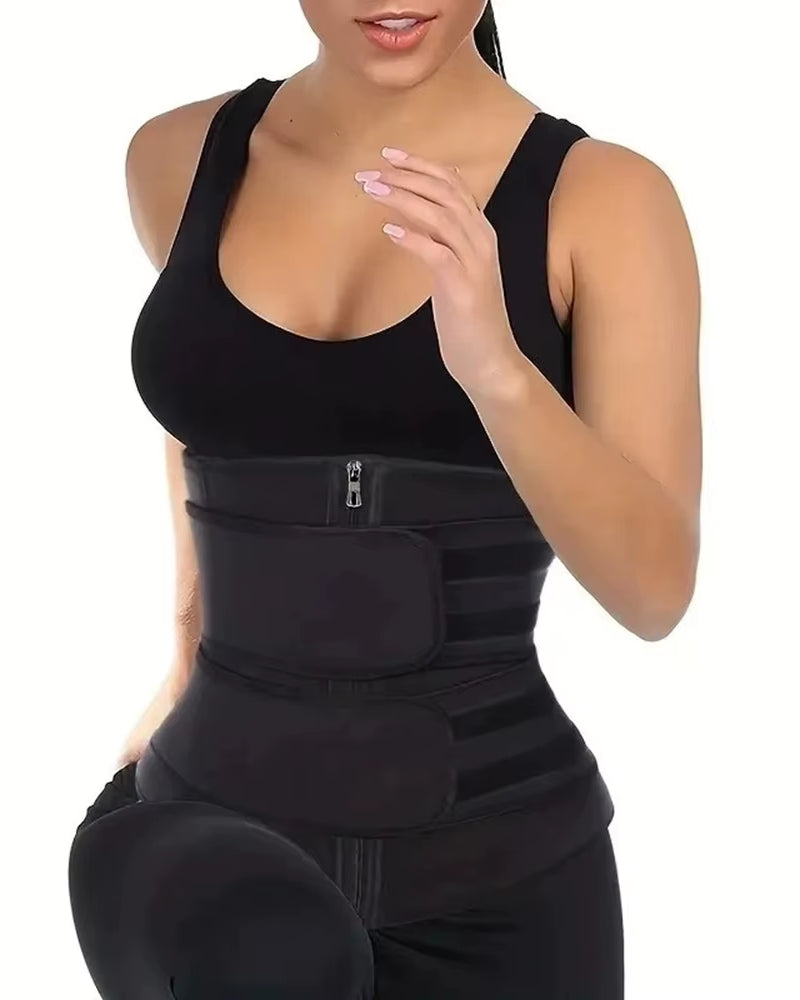 1Pc Waist Trainer Slimming Body Shaper Fitness Belt Weight Loss Fat Burning Sport Girdle Sweat Trimmer Workout Cincher Shapewear