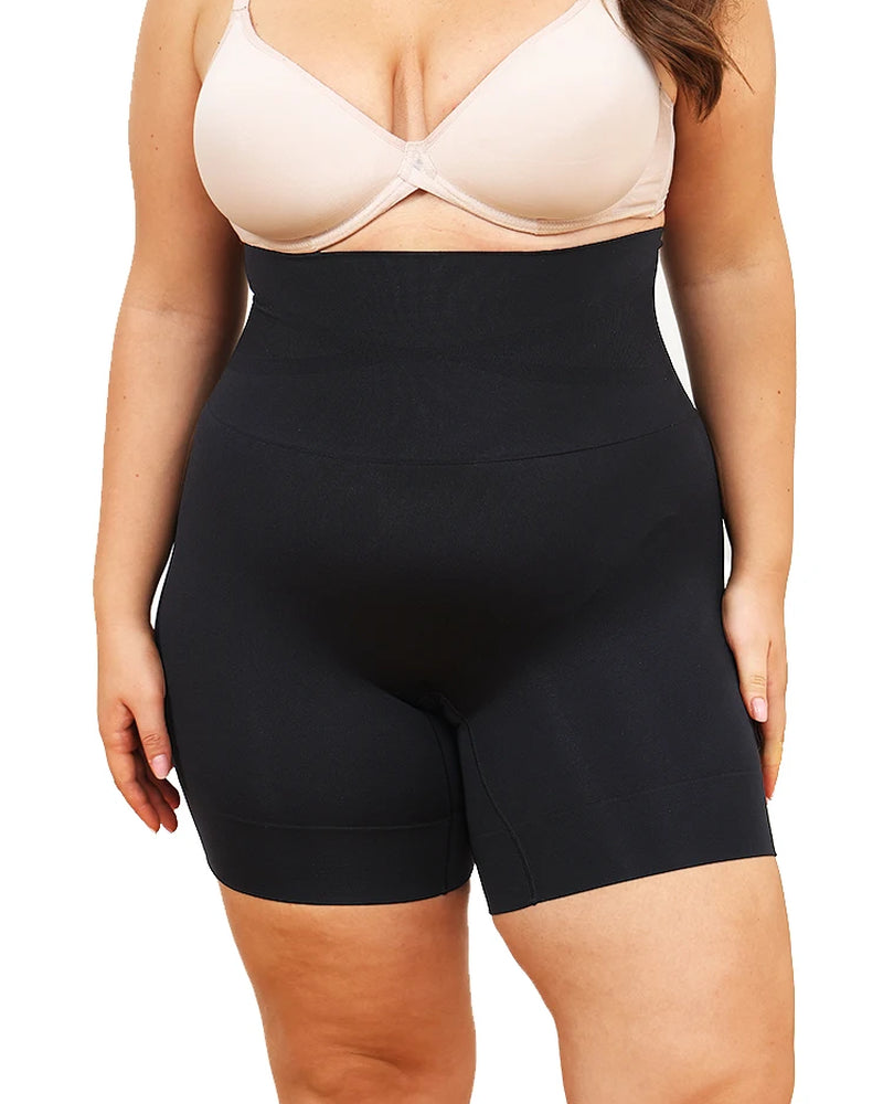 Plus Size Womens Shapewear High Waisted Body Shaper Tummy Control Panties Obesity Slimming Shapers Waist Trainer Shaping Shorts