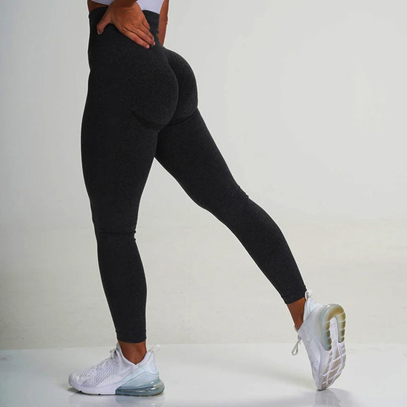 Contour Seamless Leggings Women High Waist Yoga Pants Tummy Control Gym Leggings Booty Yoga Leggings Sports Workout Tights Woman