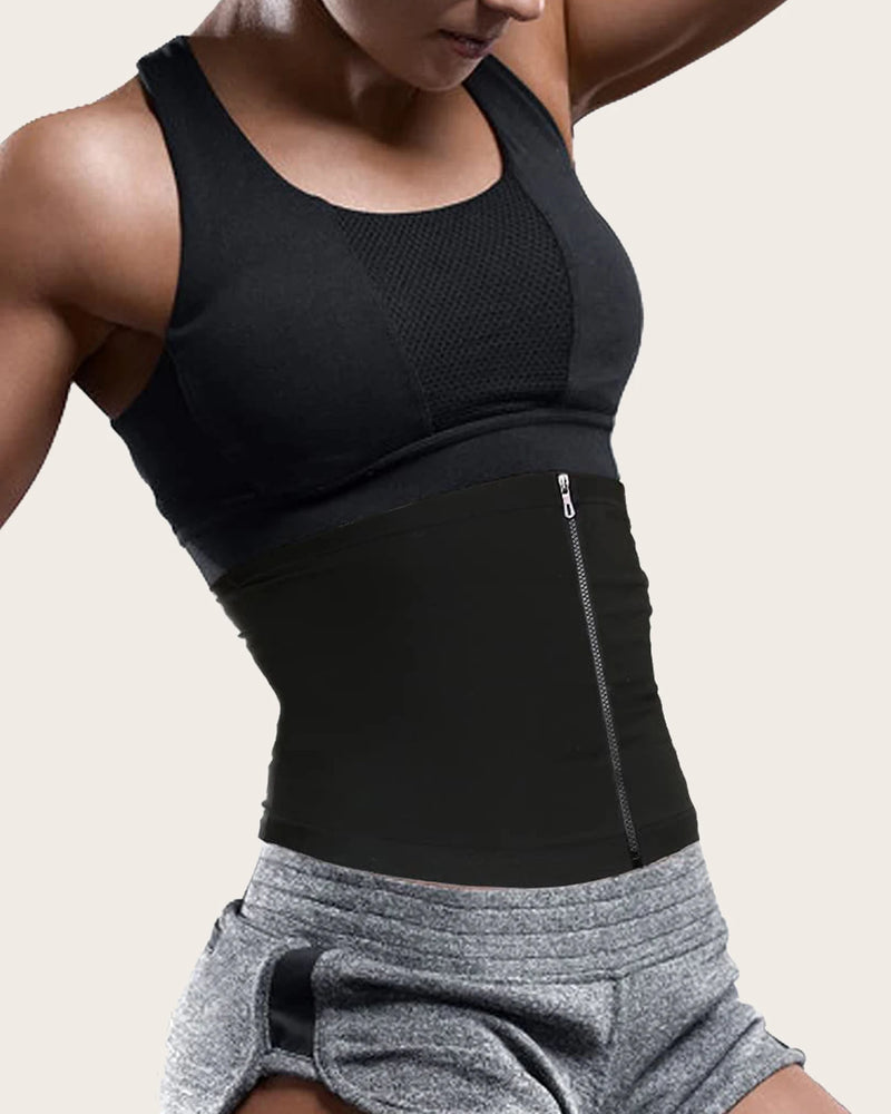 Waist Trainer for Women Shaper Sauna Sweat Belt Waist Trimmer Blue