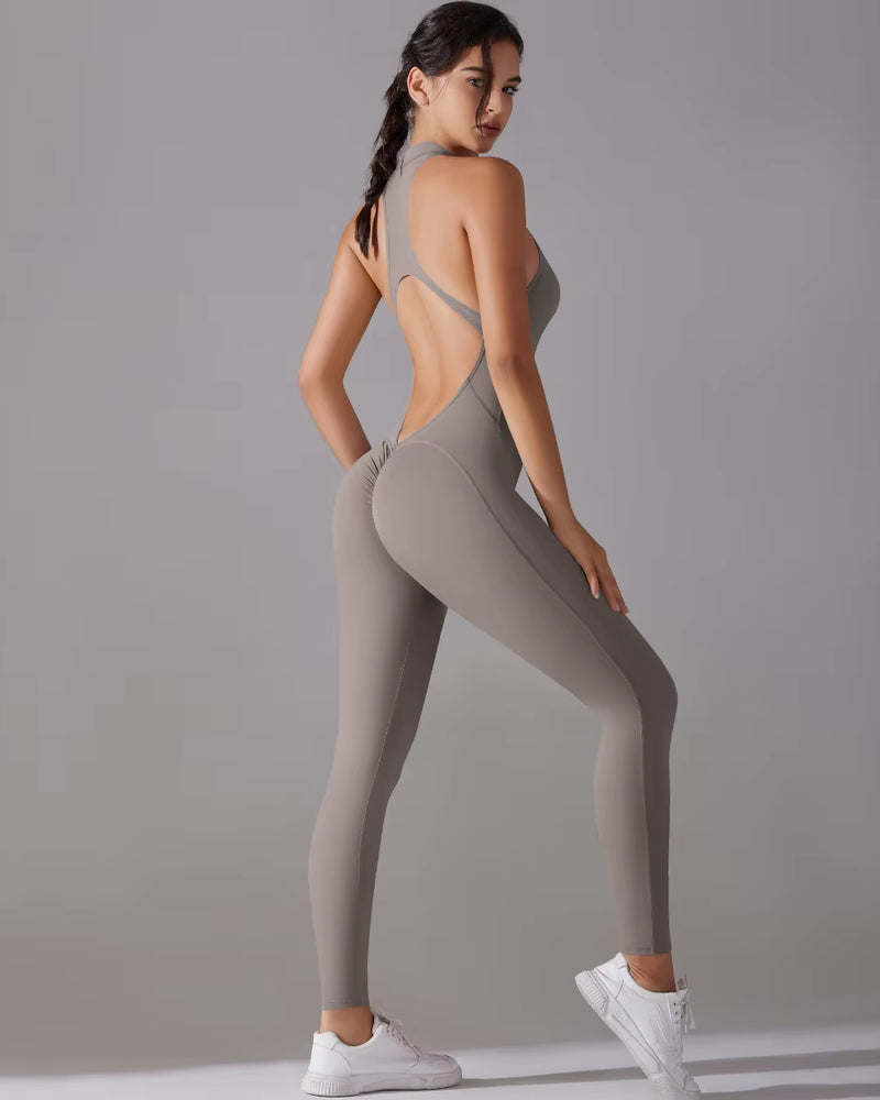 Women Bodysuits Tummy Control Butt Lifting Sports Shapewea Fitness Sports Bodysuit Yoga Suit Women'S Gym Pushup Workout Clothes