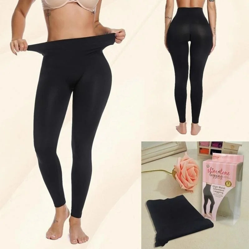Shapewear anti Cellulite Compression Women Leggings Leg Slimming Body Shaper High Waist Tummy Control Panties Thigh Slimmer