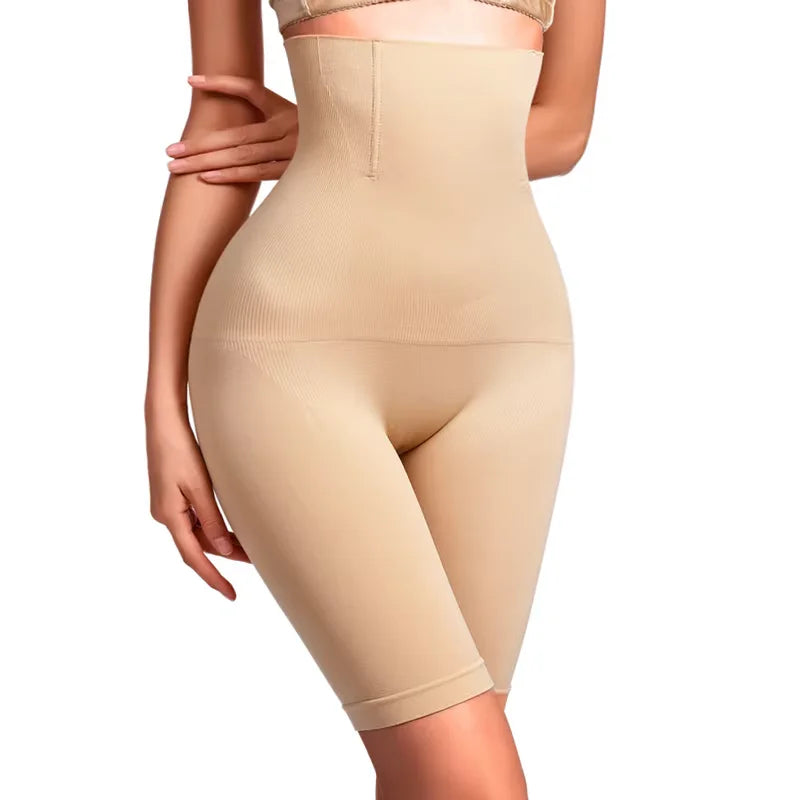Women'S Underwear High Waist Shaping Boyshort Panties Tummy Control Butt Lifting Slimming Shorts Shapewear Seamless Shaper