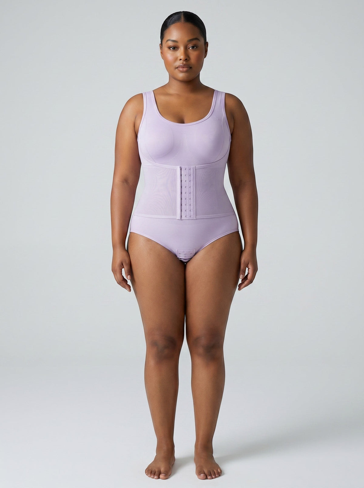 bys-store-3136505-215991 ZipForm lavender bodysuit with front zipper waist trainer for tummy control and seamless shaping