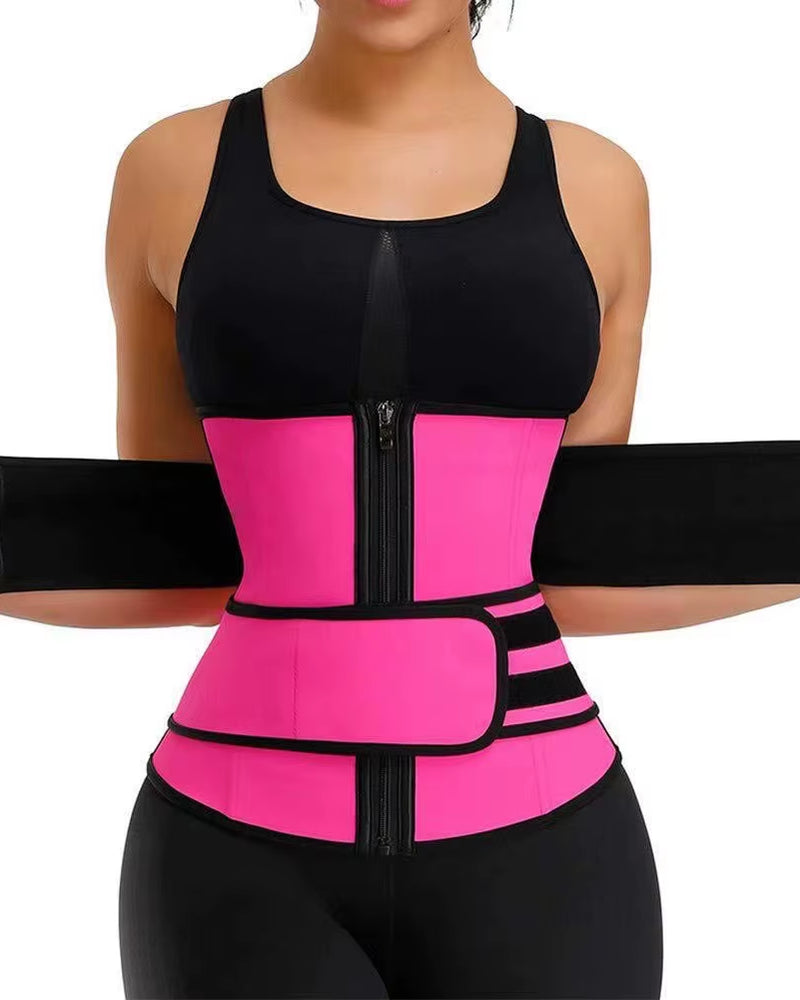 1Pc Waist Trainer Slimming Body Shaper Fitness Belt Weight Loss Fat Burning Sport Girdle Sweat Trimmer Workout Cincher Shapewear