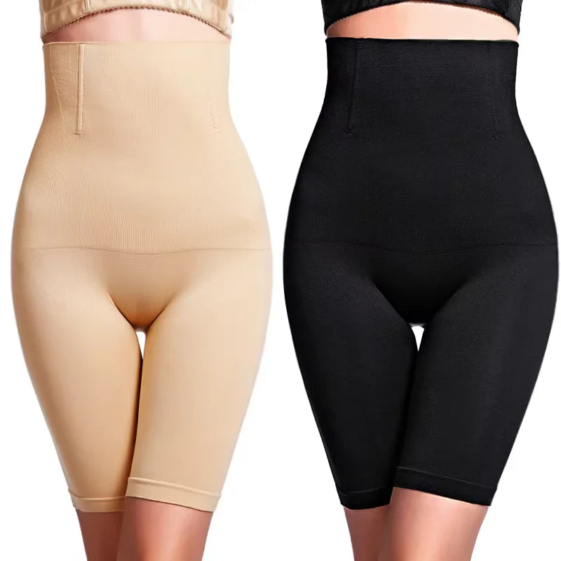 Women'S Underwear High Waist Shaping Boyshort Panties Tummy Control Butt Lifting Slimming Shorts Shapewear Seamless Shaper