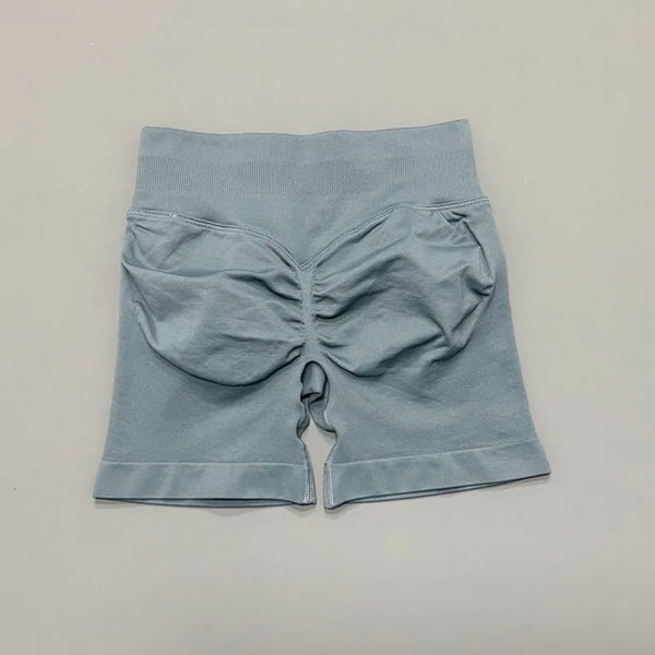 Impacts Shorts 4.5" Women Fitness Sports Biker Shorts Low Waist Gym Short Workout Scrunch Butt Yoga Seamless Leggings